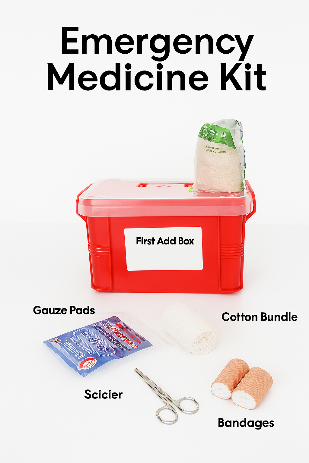 AL-Qaim Hub LargeHome & Office First Aid Kit - Essential Medical Box